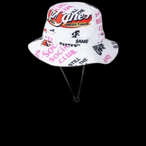 Anti Social Social Club x Raising Canes Trademark Boonie Cap 'White'