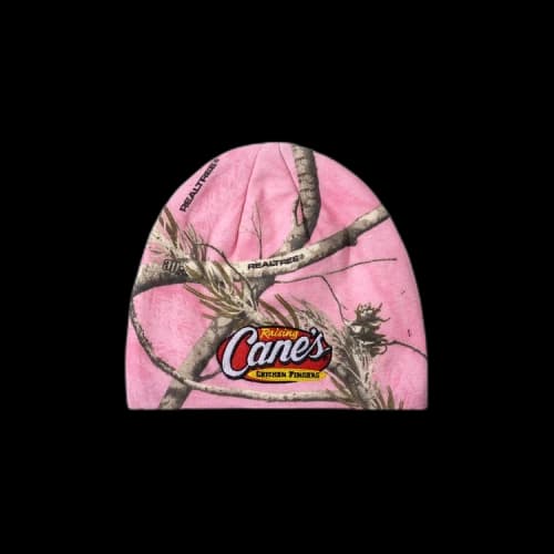 Anti Social Social Club x Raising Canes Knit Beanie 'Pink Realtree'