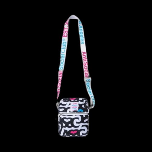 Anti Social Social Club Negative Space Side Bag 'White'