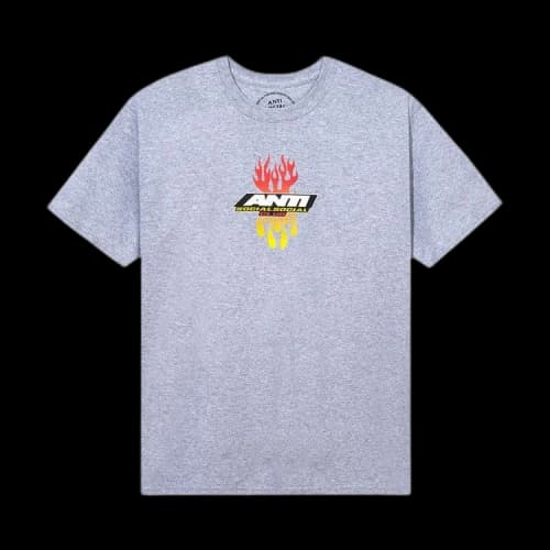 Anti Social Social Club Hot At First Tee 'Ash Heather'