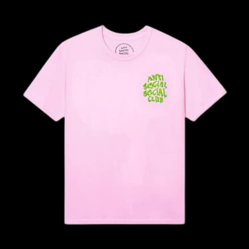 Anti Social Social Club Melt Away Tee 'Pink'
