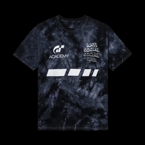 Anti Social Social Club x Gran Turismo Tie-Dye Tee 'Black'