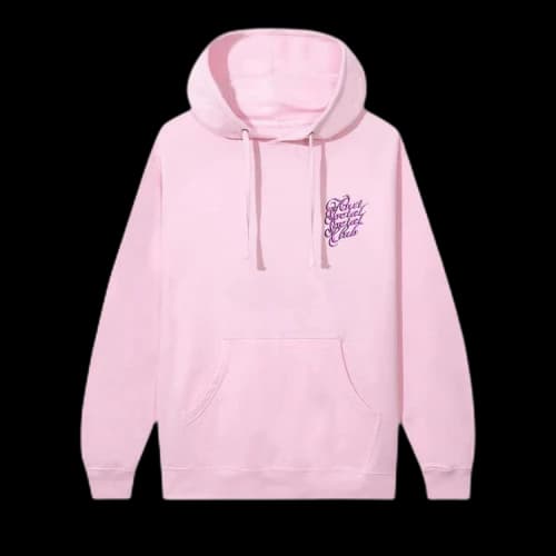 Anti Social Social Club Eyelash Hoodie 'Pink'