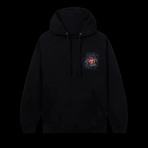 Anti Social Social Club Tonight, I'll Sit… Hoodie 'Black'