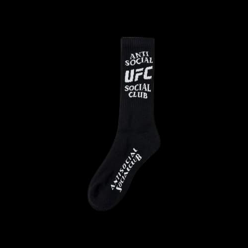 Anti Social Social Club x UFC Footwork Socks 'Black'