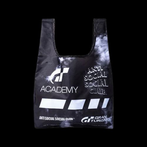 Anti Social Social Club Tie-Dye Foldable Tote Bag 'Black'