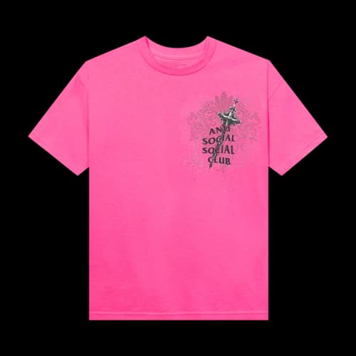 Anti Social Social Club Anguish Tee 'Candy Pink'