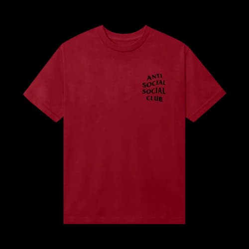 Anti Social Social Club Kkotch Tee 'Cardinal'