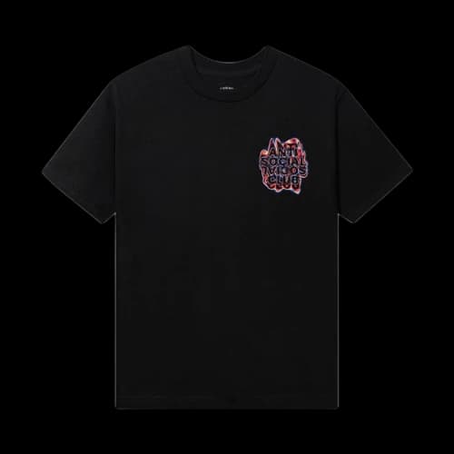 Anti Social Social Club Oil Spill Tee 'Black'