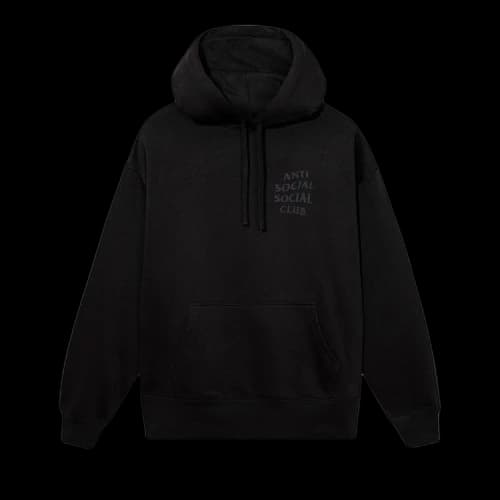 Anti Social Social Club Kkotch Tonal Premium Hoodie 'Coal'
