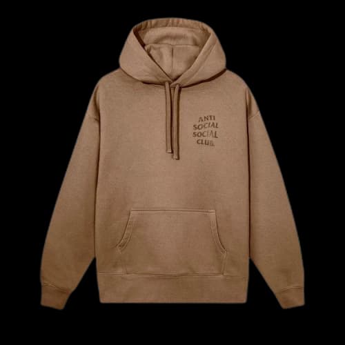 Anti Social Social Club Kkotch Tonal Premium Hoodie 'Sand'