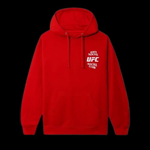 Anti Social Social Club x UFC Self Titled Hoodie 'Red'