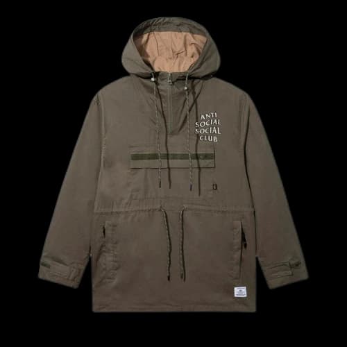 Anti Social Social Club Everything Is Just Fine Anorak 'Olive'