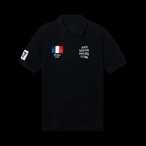 Anti Social Social Club France Polo 'Black'