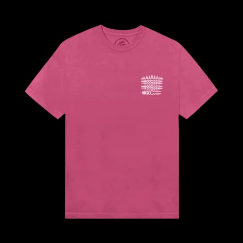 Anti Social Social Club String Me Along Tee 'Sangria'
