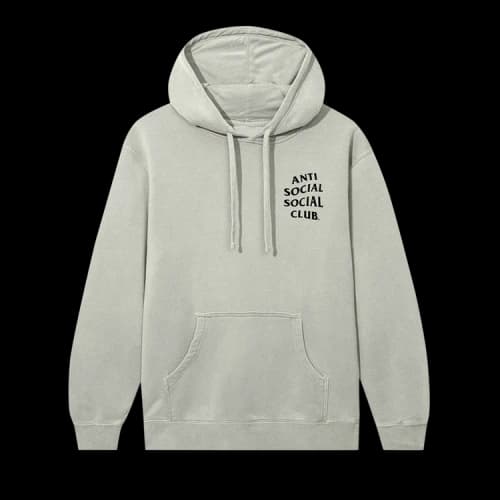 Anti Social Social Club Frog Trip Hoodie 'Dusty Sage'