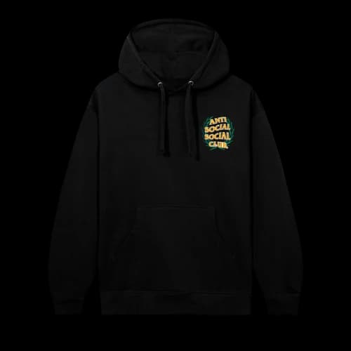 Anti Social Social Club Laurel Logo Flip Hoodie 'Black'
