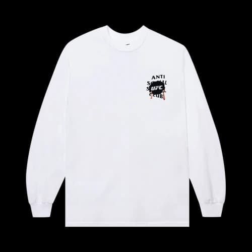 Anti Social Social Club x UFC Corner Long-Sleeve Tee 'White'