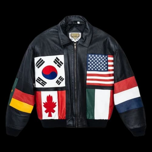 Anti Social Social Club Vintage Olympic Leather Jacket 'Black'