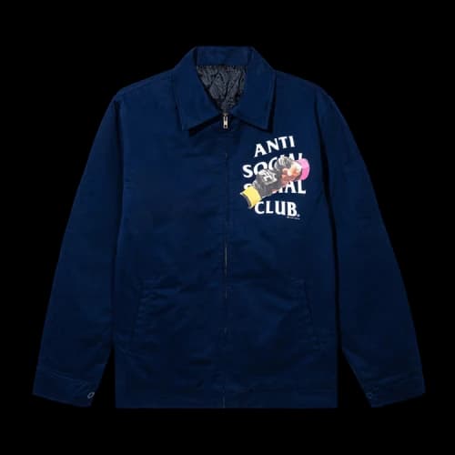 Anti Social Social Club x UFC Corner Work Jacket 'Navy'
