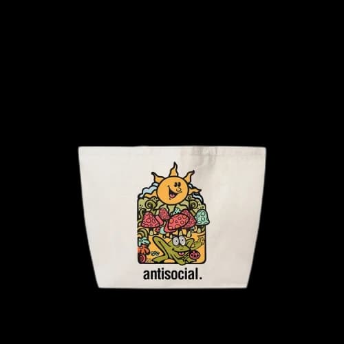 Anti Social Social Club Frog Trip Tote Bag 'White'