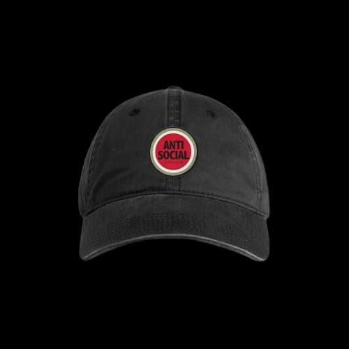 Anti Social Social Club Bullseye Dad Cap 'Black'