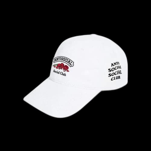 Anti Social Social Club Withered Dad Cap 'White'