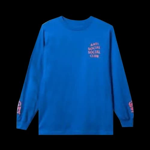 Anti Social Social Club Get Weirder Long-Sleeve Tee 'Royal Blue'