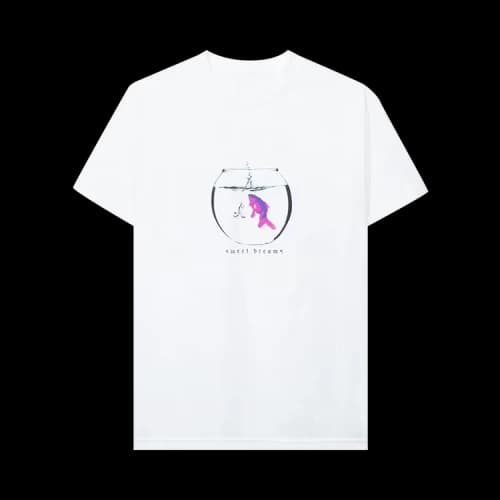 Anti Social Social Club Glitter Tee 'White'