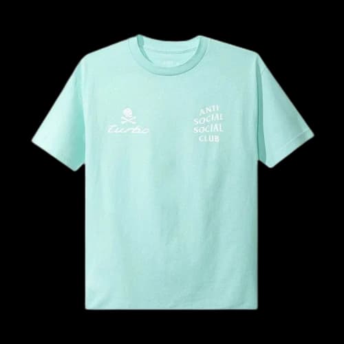 Anti Social Social Club x Neighborhood 911 Turbro T-Shirt 'Teal'