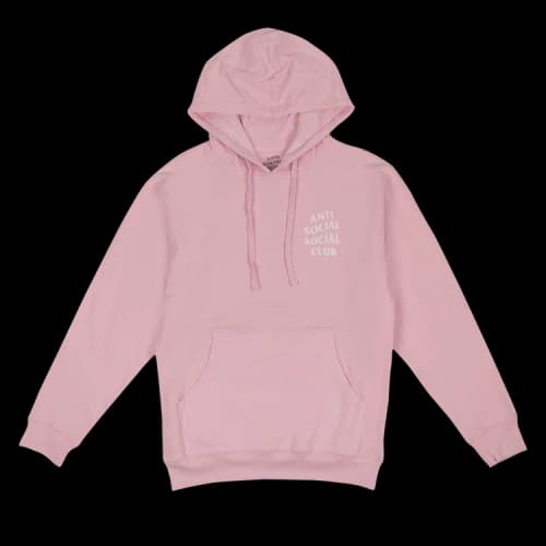 Anti Social Social Club Cherry Blossom Hooded Sweatshirt 'Pink'