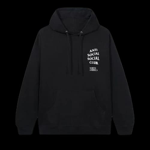 Anti Social Social Club North America Hoodie 'Black'