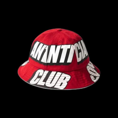 Anti Social Social Club Interest Los Bucket Cap 'Red'