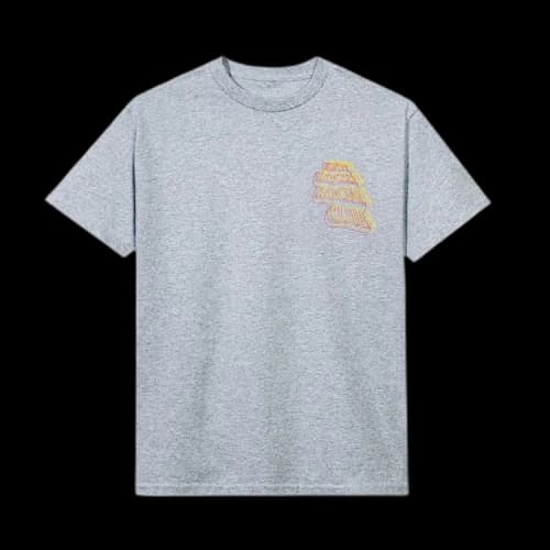 Anti Social Social Club Neon Lights And A Lot Of Rain Tee 'Heather Grey'