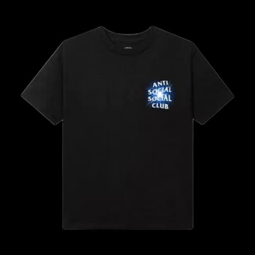 Anti Social Social Club Pain Glow In The Dark Tee 'Black'