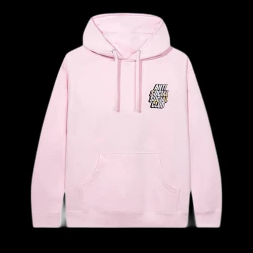 Anti Social Social Club Drop A Pin Hoodie 'Pink'