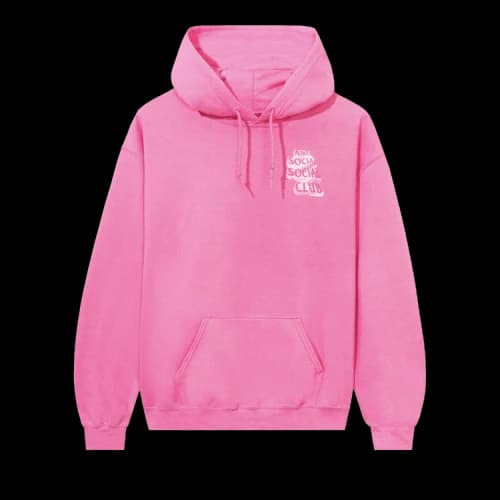 Anti Social Social Club Heart As Rock Hoodie 'Pink'