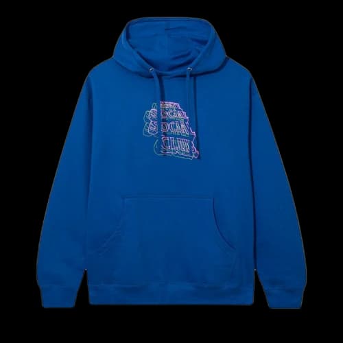 Anti Social Social Club Neon Lights And A Lot Of Rain Hoodie 'Blue'