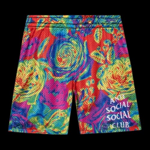 Anti Social Social Club Pedals On The Floor Reversible Mesh Shorts 'Multicolor'