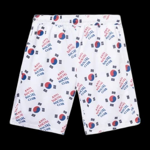 Anti Social Social Club x Case Study Flag Mesh Shorts 'White'