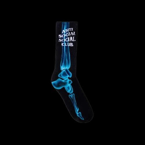 Anti Social Social Club Fracture Socks 'Black'