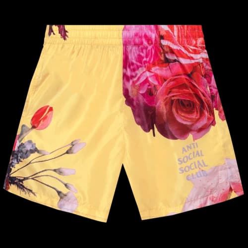 Anti Social Social Club Water Bo Swim Short 'Yellow'