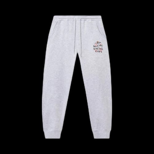 Anti Social Social Club Kkoch Sweatpants 'Heather Grey'