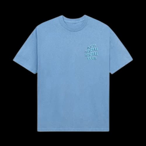 Anti Social Social Club Deeper Than Usual Tee 'Aquatic Blue'