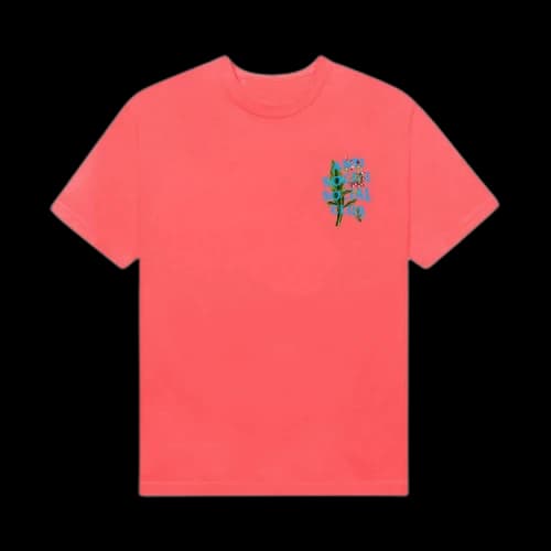 Anti Social Social Club Fiddleneck Tee 'Candy Pink'