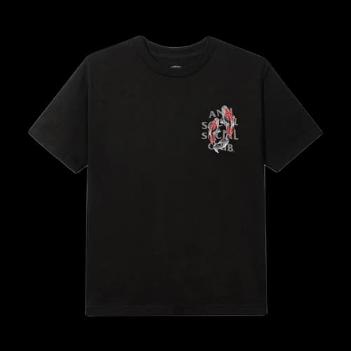 Anti Social Social Club Koi Garden Tee (3M Reflective) 'Black'