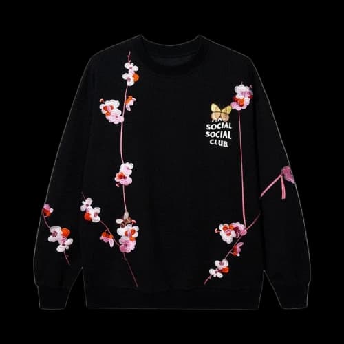 Anti Social Social Club Kkoch Knitted Thermal Crewneck 'Black'