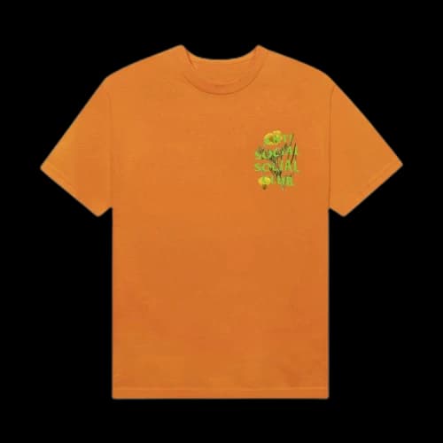 Anti Social Social Club Poppy Tee 'Orange'