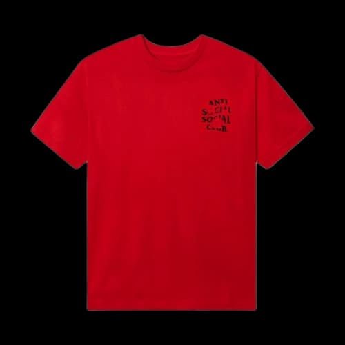 Anti Social Social Club Seeing The Feeling Tee 'Red'