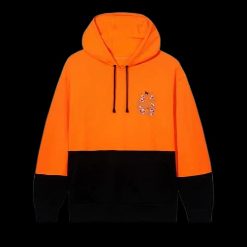 Anti Social Social Club Kkoch Construction Safety Hoodie 'Orange'